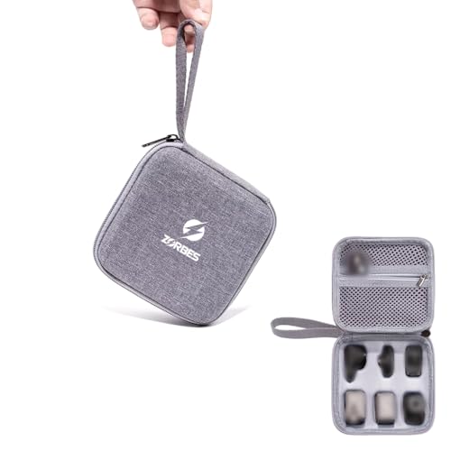 ZORBES® Carrying Case for DJI Action 2, Hard Shell EVA Protective Carrying Case Travel Bag with Lanyard, Waterproof Storage Bag Handbag, for DJI Action 2 Camera Accessories, Grey ZORBES® Carrying Case for DJI Action 2, Hard Shell EVA Protective Carrying Case Travel Bag with Lanyard, Waterproof Storage Bag Handbag, for DJI Action 2 Camera Accessories, Grey